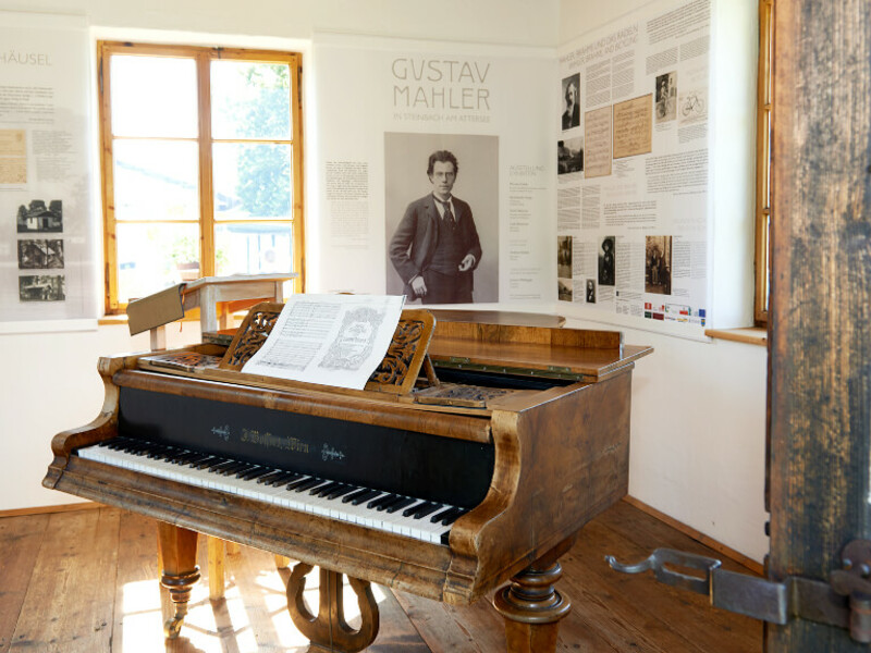 Gustav Mahler Komponierhäuschen Innenansicht Steinbach am Attersee
