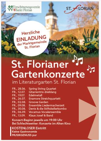 Foto zur Veranstaltung "Florianer Gartenkonzerte 2024"