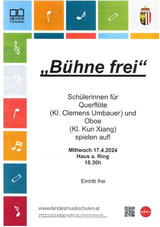 Vortragsabend der Landesmusikschulen Bad Leonfelden | Oberneukirchen | Vorderweißenbach