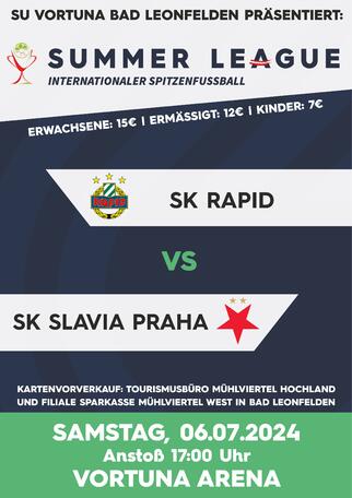 Fußballspiel RAPID Wien gegen Salvia PRAG