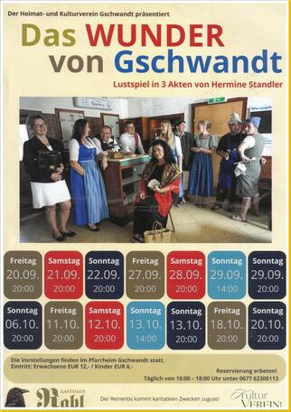 Foto zur Veranstaltung "Das Wunder von Gschwandt"