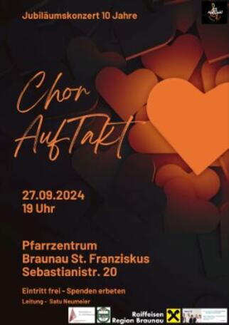 Jubiläumskonzert 10 Jahre Chor-Auftakt