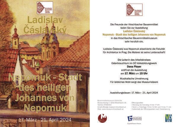 Ausstellung: Ladislav Čáslavský - Nepomuk - Stadt des heiligen Johannes von Nepomuk