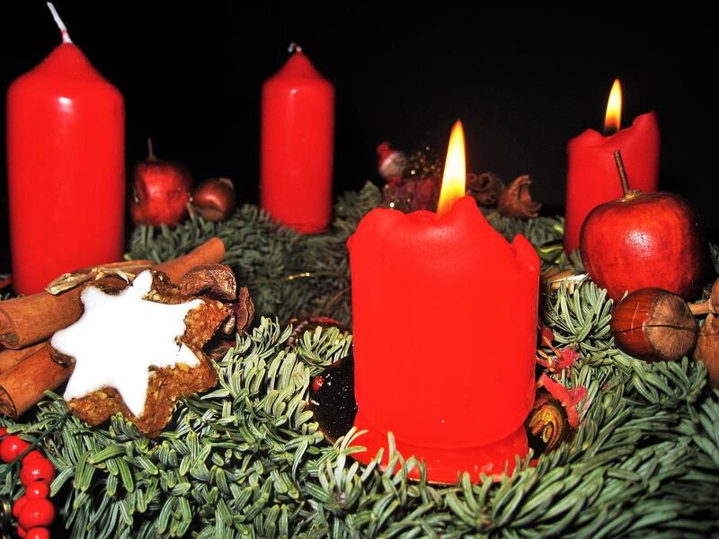 Adventkranzsegnung