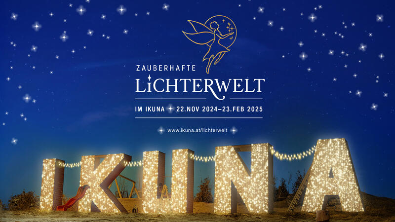 Lichterwelt im IKUNA mit Adventmarkt