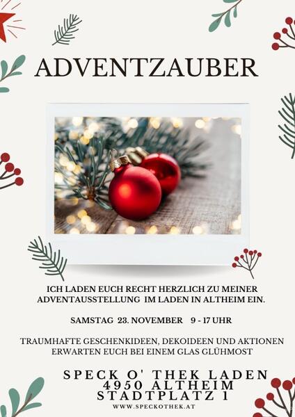 Adventzauber Speck o'thek Laden Altheim