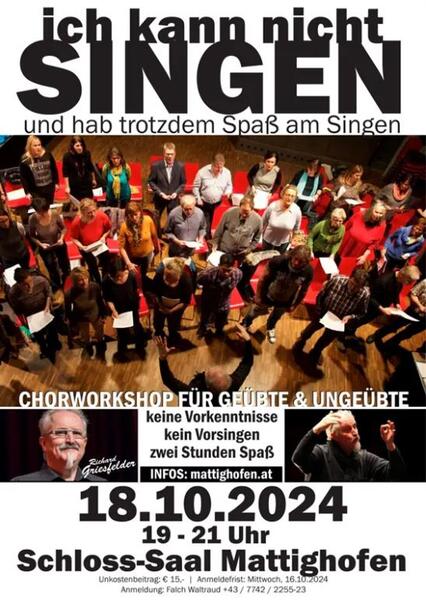 Ich kann nicht singen-Chor