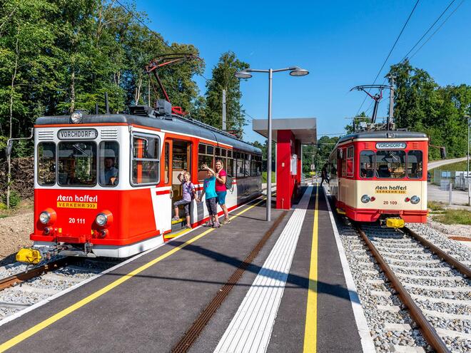 Bahnhof Bad Wimsbach Neydharting Vorchdorferbahn  Stern 