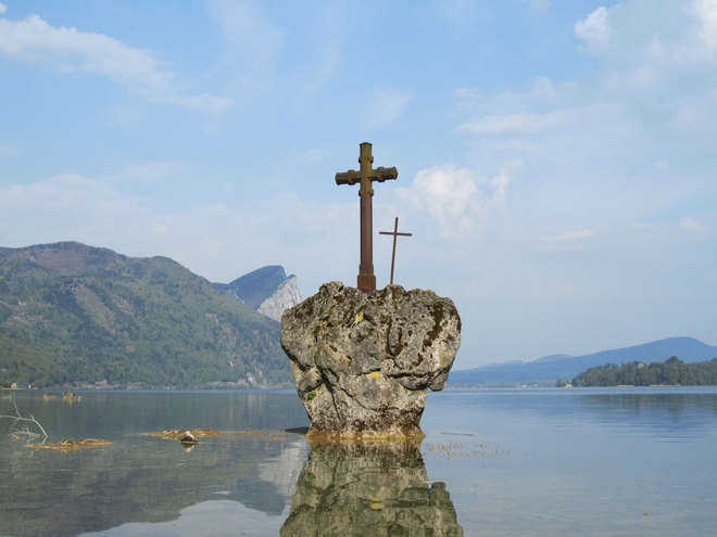 Wanderweg rund um Mondsee und Irrsee im Salzkammergut